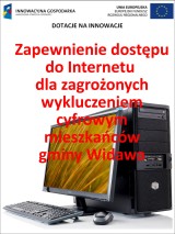 Zapewnienie dostępu do Internetu dla zagrożonych wykluczeniem cyfrowym mieszkańców gminy Widawa